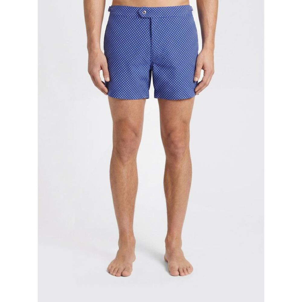 Tom Ford Men Tom Ford Polka Dot Polyester Swim Trunks